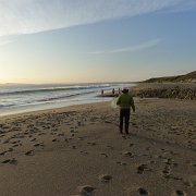 CoastCamp 032  Barbara is putting together kites : CoastCamp